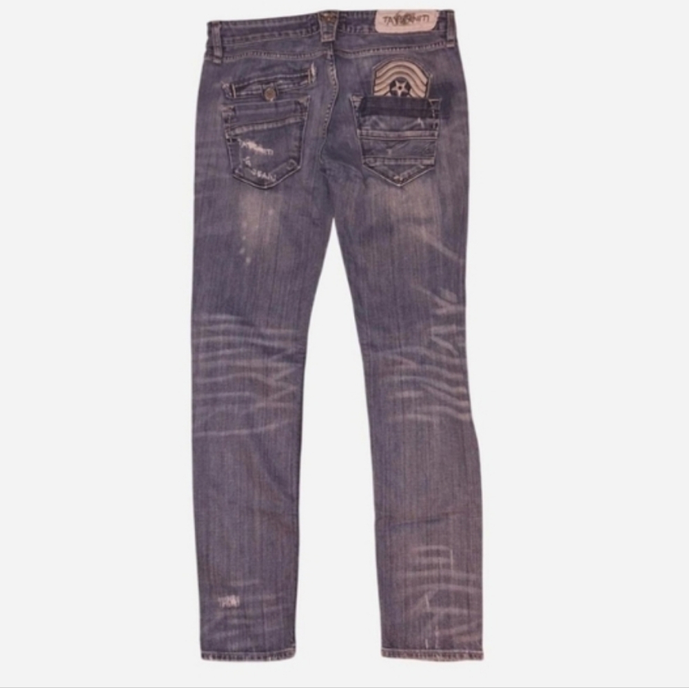 Taverniti "Courtney" Jeans with a Low-rise, Slim-fit, and a Tapered Ankle
